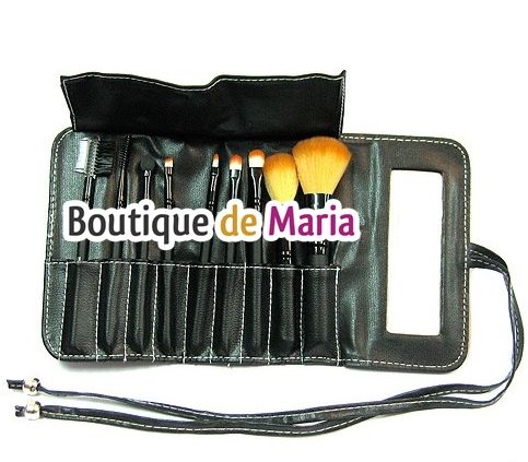 Kit com 9 Pincéis p/ Maquiagem Macrilan